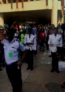 Triumphant entry: Unilag VC, Prof Ogundipe, returns to office (VIDEOs)