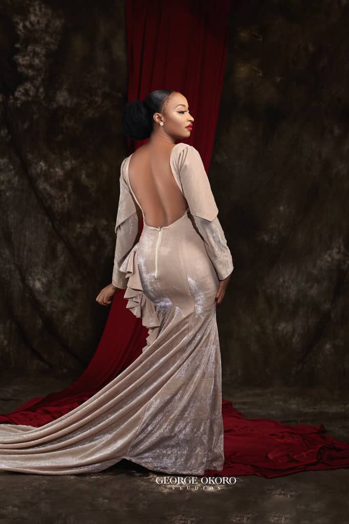 rahama sadau backless dress Rahma Sadau's backless dress causes massive stir on twitter