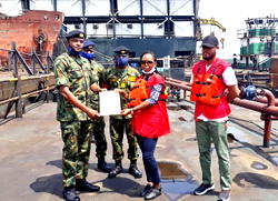 Navy hands over “Smugglers” abandoned barge to EFCC