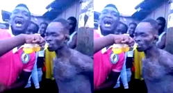 Youths revive thief with energy drink for another round of beating