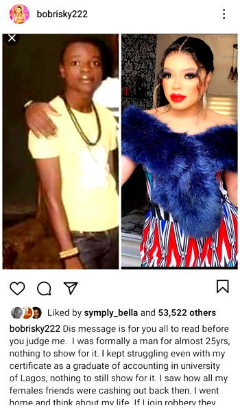 Bobrisky to undergo gender transition surgery
