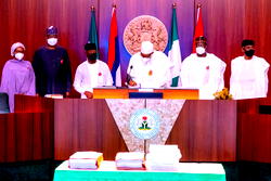 President Buhari signs N13,588trn 2021 Budget