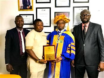 Dr. Freeman Osonuga inducted as a Fellow of The Chartered Institute of Public Resources Management and Politics (Ghana)