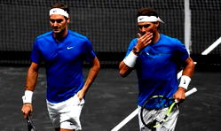 Part of me leaves with Federer, says emotional Nadal