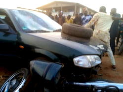 Mob apprehends hit-and-run driver after hitting four motorcyclists in Osun