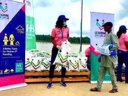 LALA Foundation donates relief materials to flood victims in KOLGA, Bayelsa State