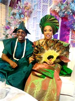Akeredolu, Abounu, Ecobank board chair, others storm Abuja as Mike Okibe Onoja’s daughter, weds