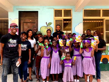 Auldon Toys, SCAF fete children in Lagos slums