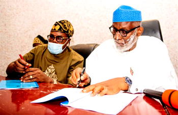 NEWS EXTRA: Akeredolu signs Ondo 2021 Appropriation Bill into law