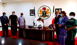 Ugwuanyi signs 2021 budget of N169.85 billion into law