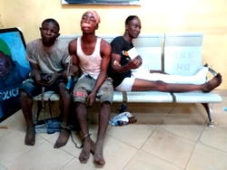 Police arrest three traffic robbery suspects in Lagos
