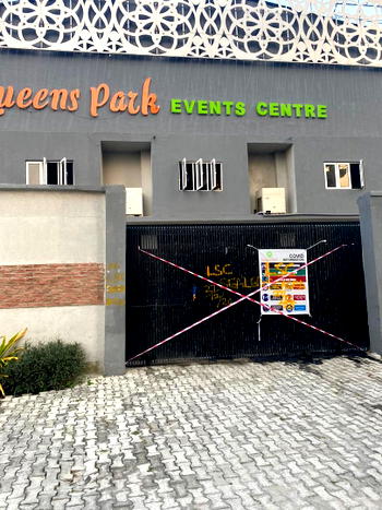 [JUST IN] COVID-19: Lagos shuts popular Queens Park Event Centre, revokes license