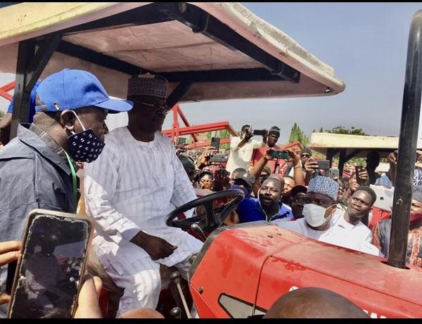 Bwacha Fetes constituents, distribute tractors, scholarship in Taraba South