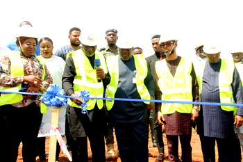 Okowa performs ground-breaking for Eagle’s Height Estate