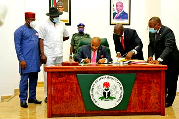 Sixth Anniversary: Gov Emmanuel prays against incompetent successor in 2023