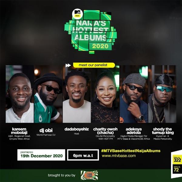 MTV BASE roundtable features Naija’s hottest albums of 2020