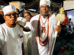 Obidike visits Ooni, says he’s most youth friendly, peaceful traditional ruler in Africa