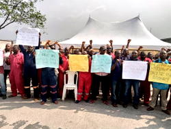 Protest as INTELS sacks over 700 workers without benefits