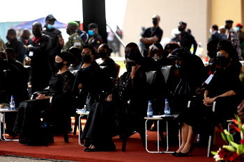 Ghana’s revered leader, Rawlings, buried with military honours