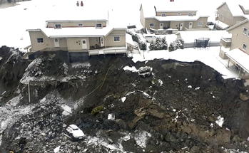 One dead, nine missing in Norway landslide