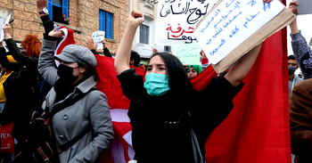 Hundreds stage new anti-government protest in Tunisia