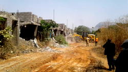 FCTA demolishes filling station inside NASS Complex