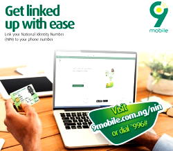 Easy Steps to Verify and Link your NIN on 9mobile