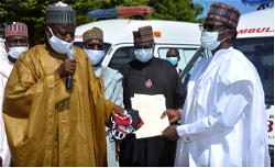 BUA donates 3 COVID-19 ambulances, 100,000 face masks to Yobe