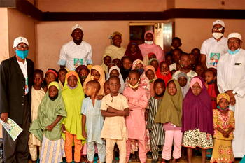 Uba Sani fetes 800 orphans, donates food, materials to orphanages to celebrate 50th birthday