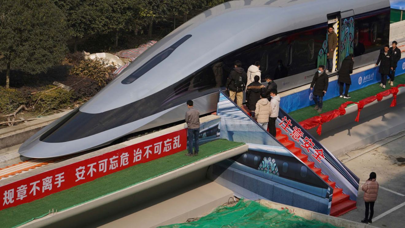 China debuts train prototype that can hit speeds of 620 kilometres per hour