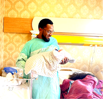 D’banj announces birth of baby girl with wife