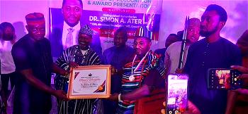Benue Youth Arise Forum confers Youth Ambassador on humanitarian, Dr. Simon Ater