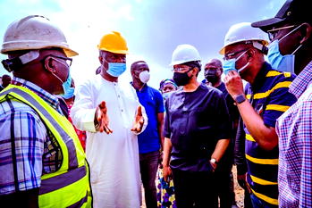 Gbajabiamila inspects own infrastructural projects in Lagos
