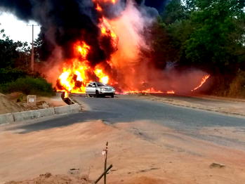 Three dead, four injured as fuel tanker explodes in Abeokuta