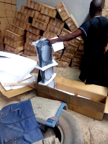Imo discovers looted Nsu ceramic and tiles equipment in Okorocha’s warehouse