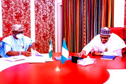 #ENDSARS: Sanwo-Olu updates Buhari, says rebuilding of Lagos in progress