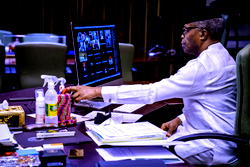 PHOTOS:  VP Osinbajo chairs NEC meeting in the State House, Abuja