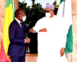 PHOTO: President Buhari receives President Patrice Talon of Benin Republic