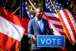 US Democrats control of Senate in reach, as party wins first Georgia runoff
