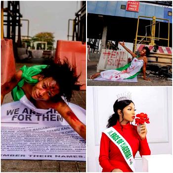Face of Nigeria 2020/21 winner, Vivian Okpala reminisce Lekki shooting with artistic photoshoot
