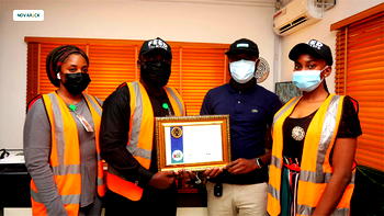 Noah Ibrahim receives award for feeding 40,000 kids, aims to feed 100,000 Kids in 2021
