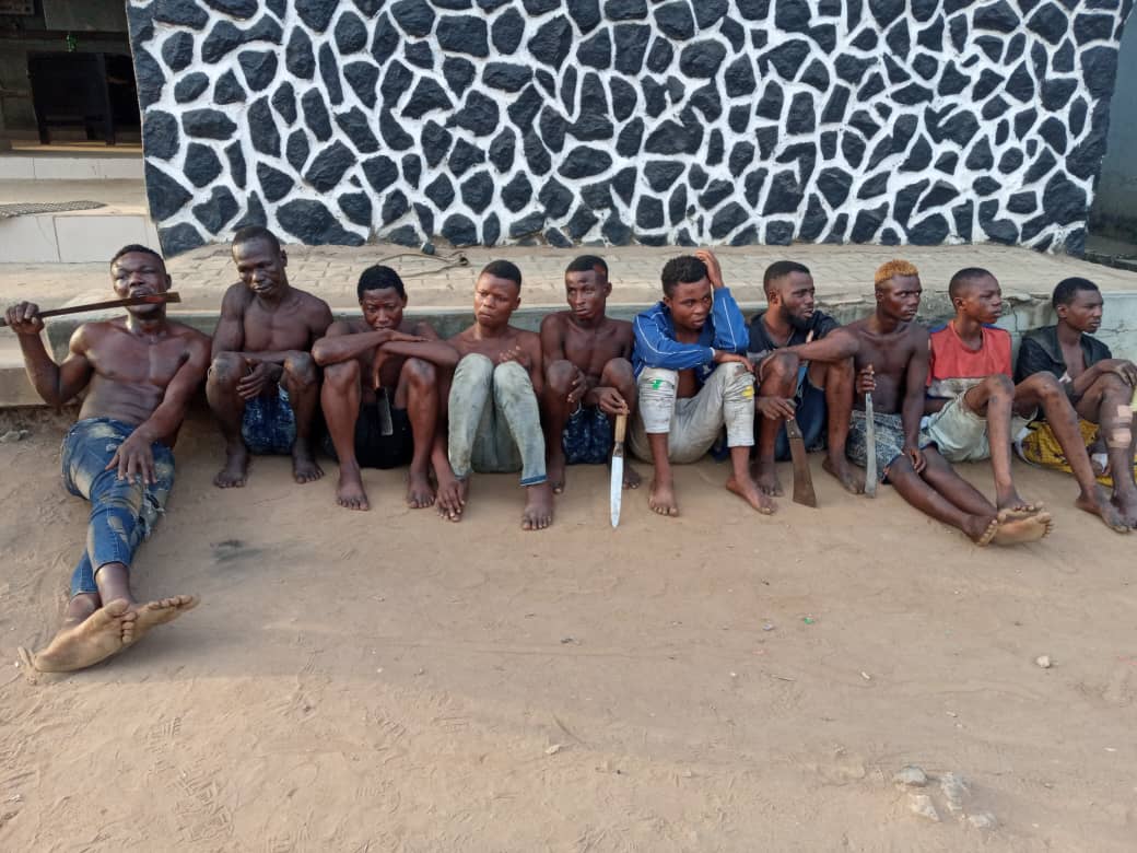Nine suspected traffic robbers arrested on New Year’s eve
