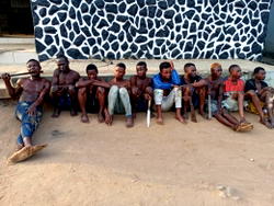 Nine suspected traffic robbers arrested on New Year’s eve