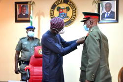 PHOTOS: Sanwo-Olu launches 2021 Armed Forces Remembrance Day emblem