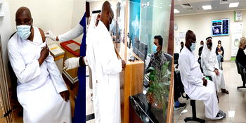 Atiku receives Pfizer Covid-19 vaccine