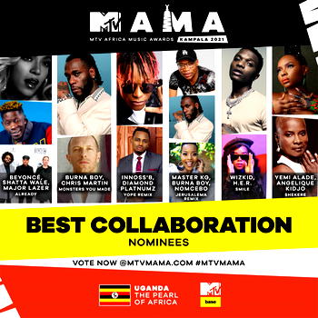 Burna Boy, Diamond Platnumz lead the pack in Mama KAMPALA 2021 2nd list of nominees with 3 nods each