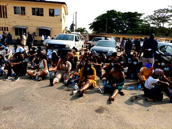 Again, Lagos Police arrests 43 clubbers for allegedly violating COVID-19 protocols
