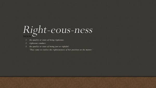 The righteous has always existed before, after Christ