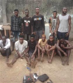 Police arrest 11 suspected cultists in Lagos