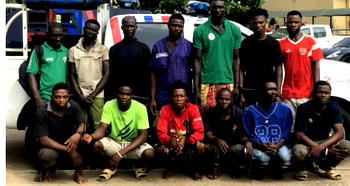 13 traffic robbery suspects nabbed by Police in hideouts